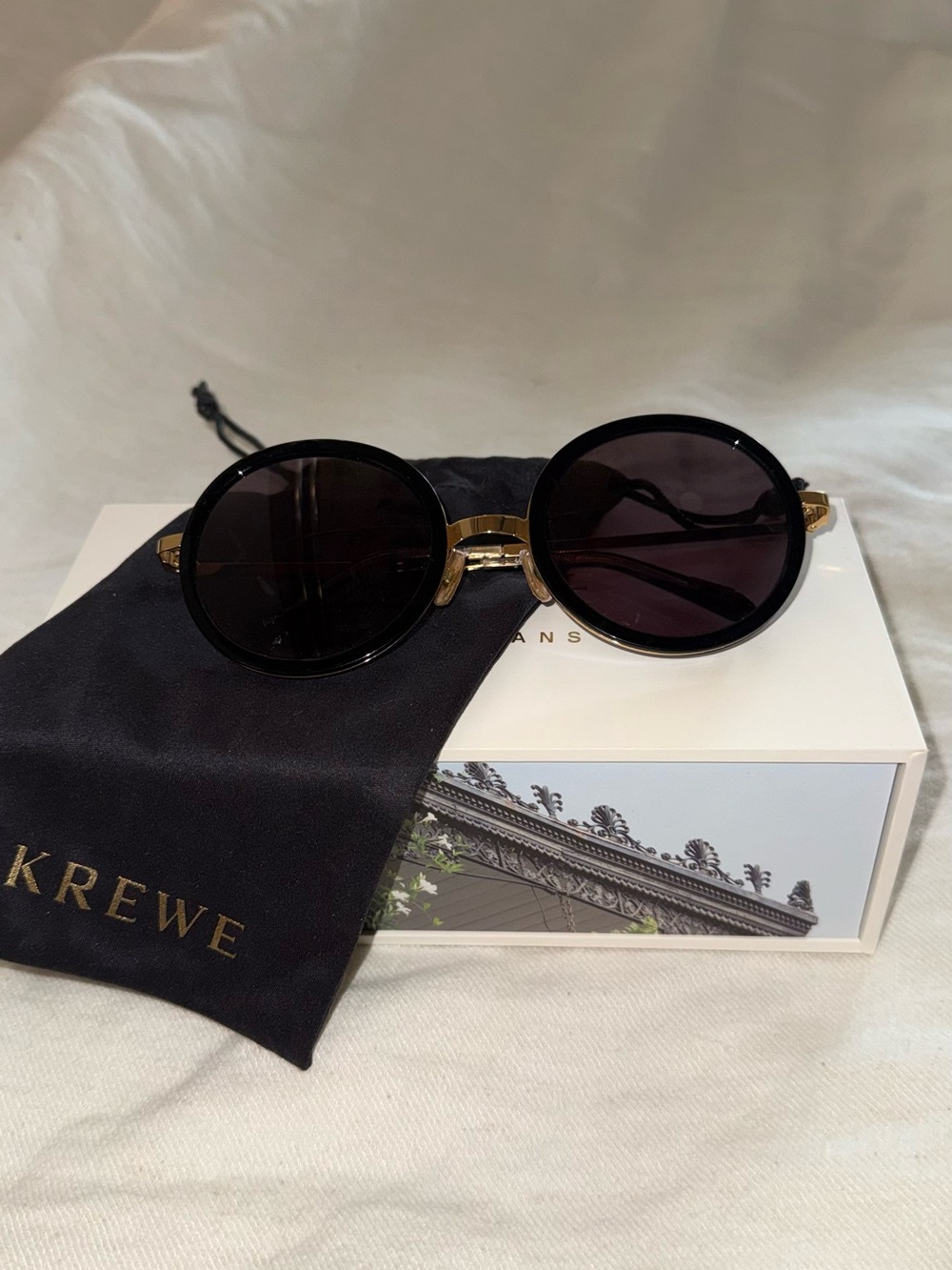 Krewe Louisa Black 24k